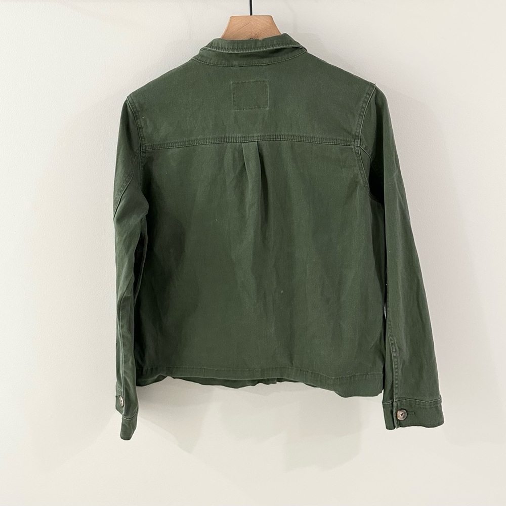 Sanctuary Button Front Jacket Olive Size Medium - image 6